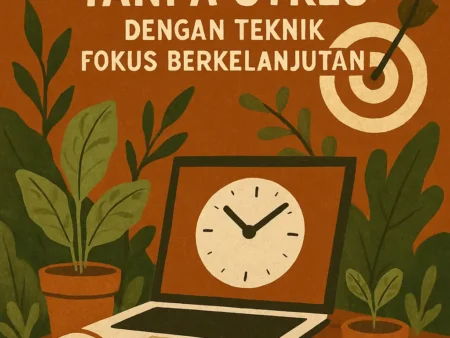 Produktivitas Tanpa Stres dengan Teknik Fokus Berkelanjutan